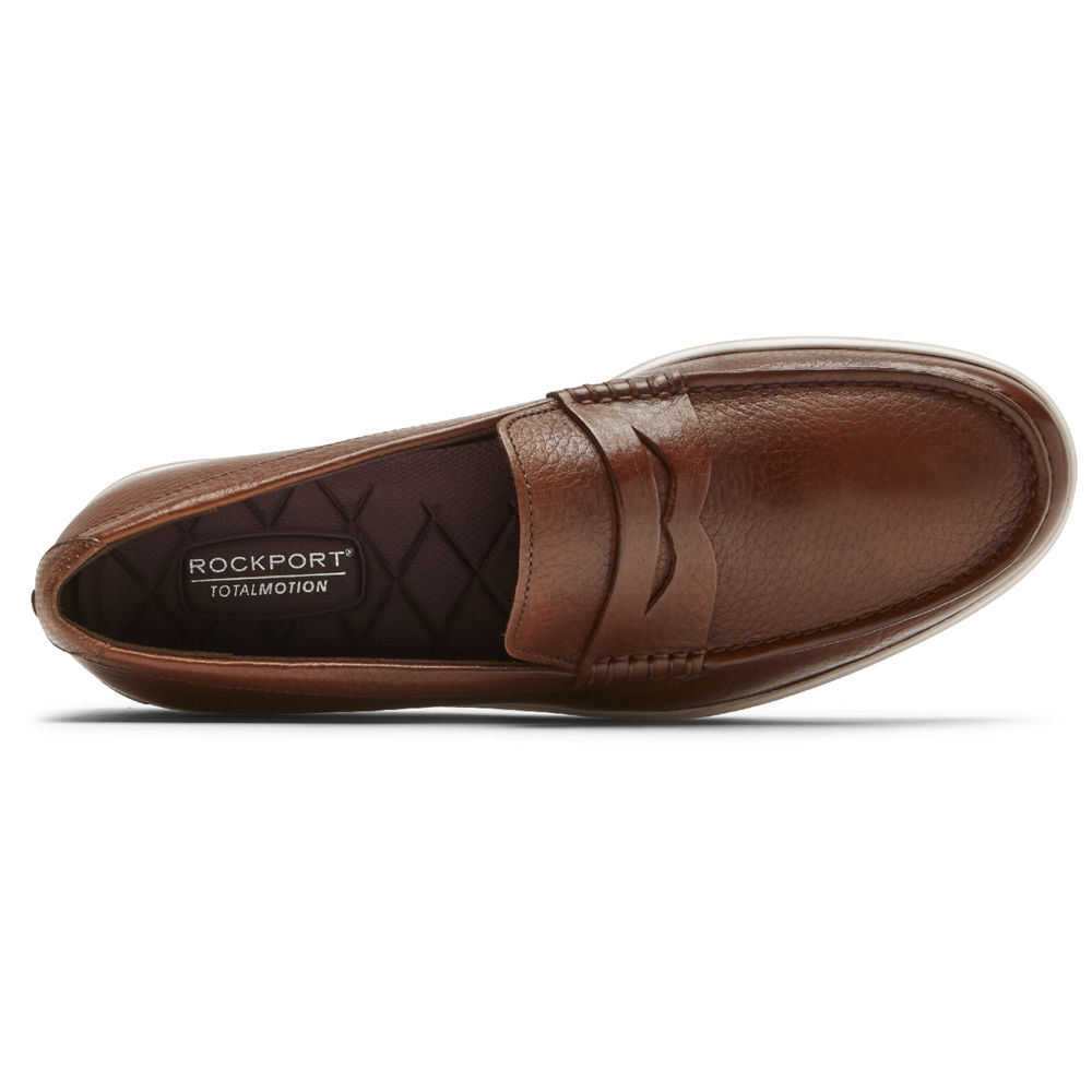 Rockport Mens Total Motion Lite Penny - Loafers Brown - CYT172960